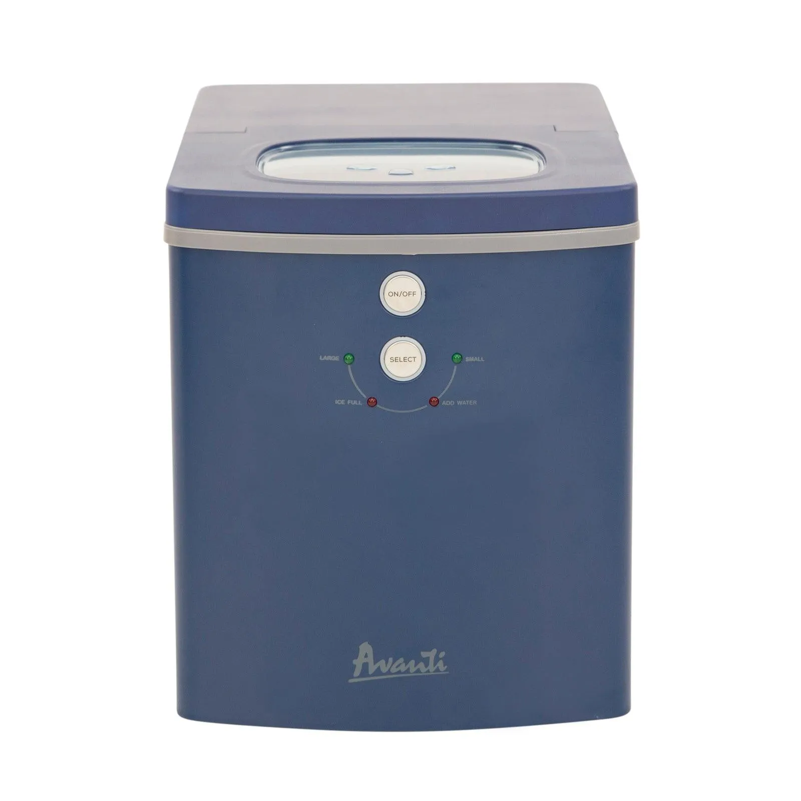 Avanti Portable Countertop Ice Maker - Black Stainless Steel / 33 lbs