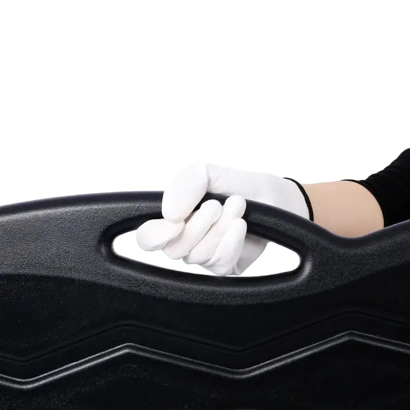 Blow Molded Ergonomic HDPE Body with Padded Headrest & Dual Tool Trays