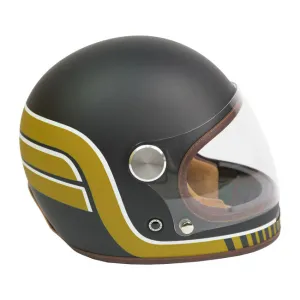 By City Roadster II Full Face Helmet - Black with Gold Wing