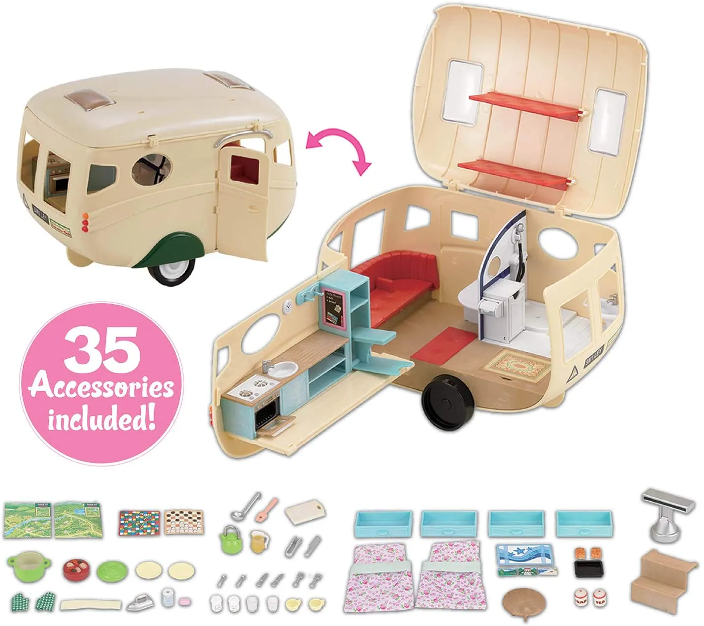 Calico Critters Caravan Family Camper