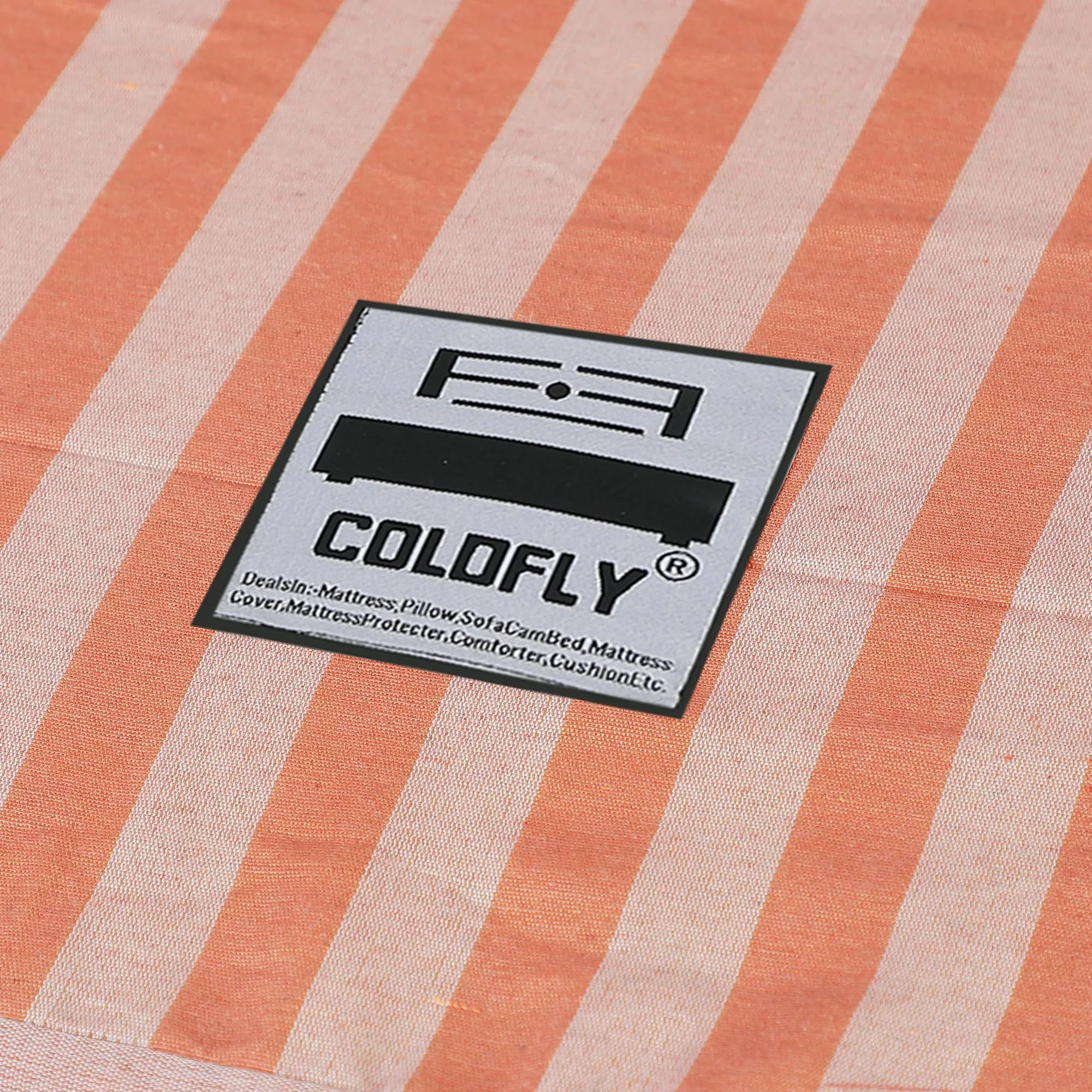 COLOFLY 72x35x2 Inch Pu Foam Single Bed Mattress, Orange