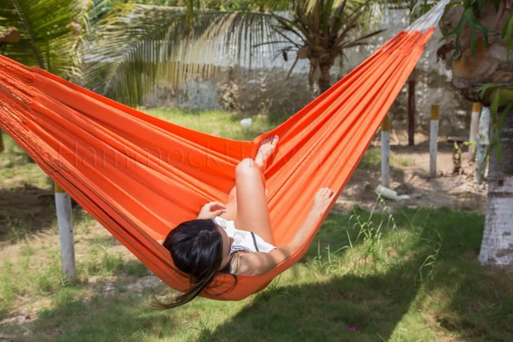 Colombian Double Hammock with Universal Hammock Stand