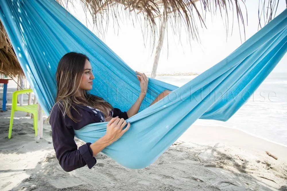 Colombian Double Hammock with Universal Hammock Stand