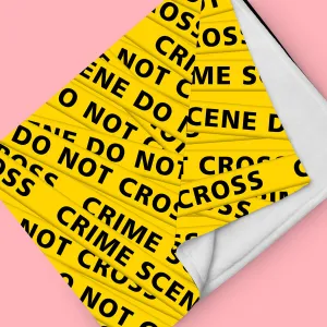 Crime Scene Throw Blanket