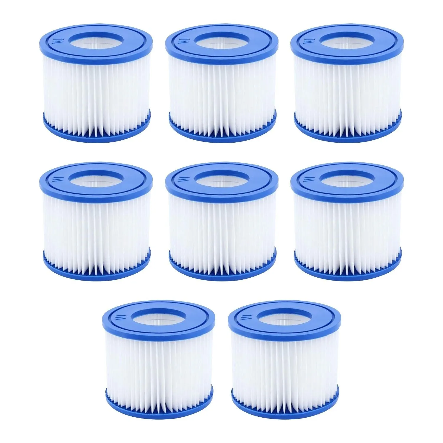 Efficient Filtration Lay Z Spa Hot Tub Filter - 8 Pack NOVEDEN