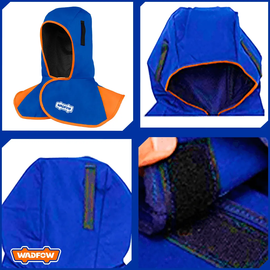 Flame-Retardant Full Protective Welding Hood with Neck Shoulder Drape-Welding Caps WZMC001