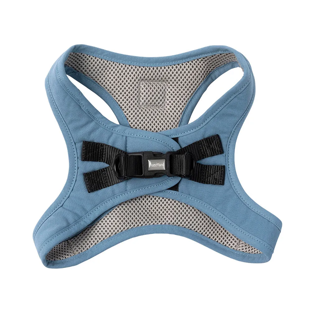 Fuzzyard Dog Step In Harness Life French Blue XXS