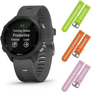 Garmin Forerunner 245 GPS Running Smartwatch (010-02120-00, Lime/Orange/Pink)