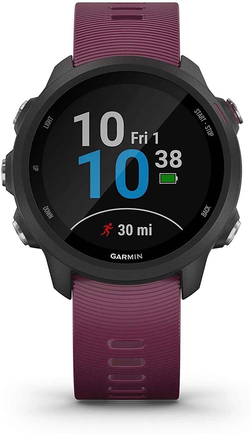 Garmin Forerunner 245 GPS Running Smartwatch (010-02120-01, Black/Blue/Lime)