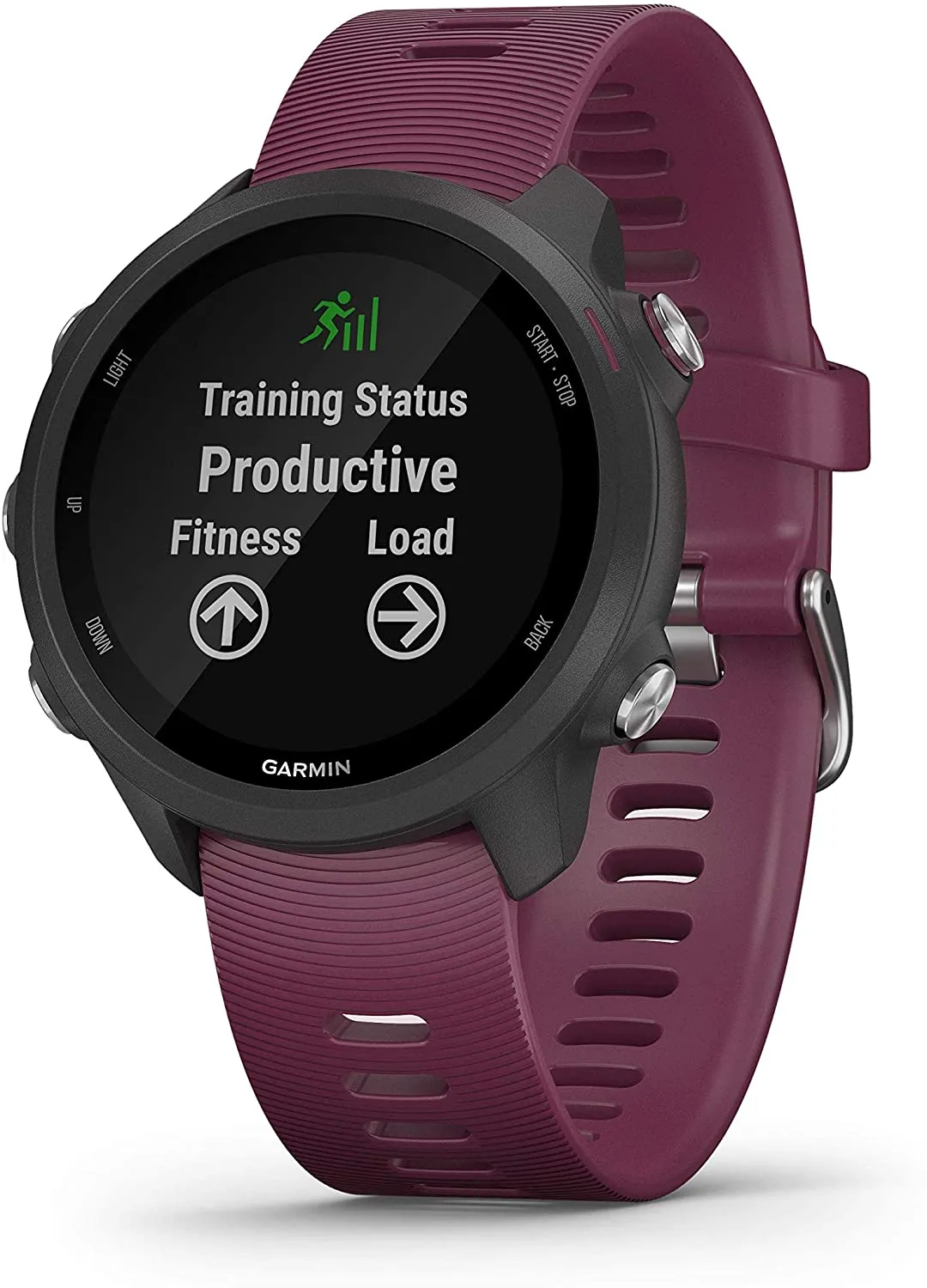 Garmin Forerunner 245 GPS Running Smartwatch (010-02120-01, Black/Blue/Lime)