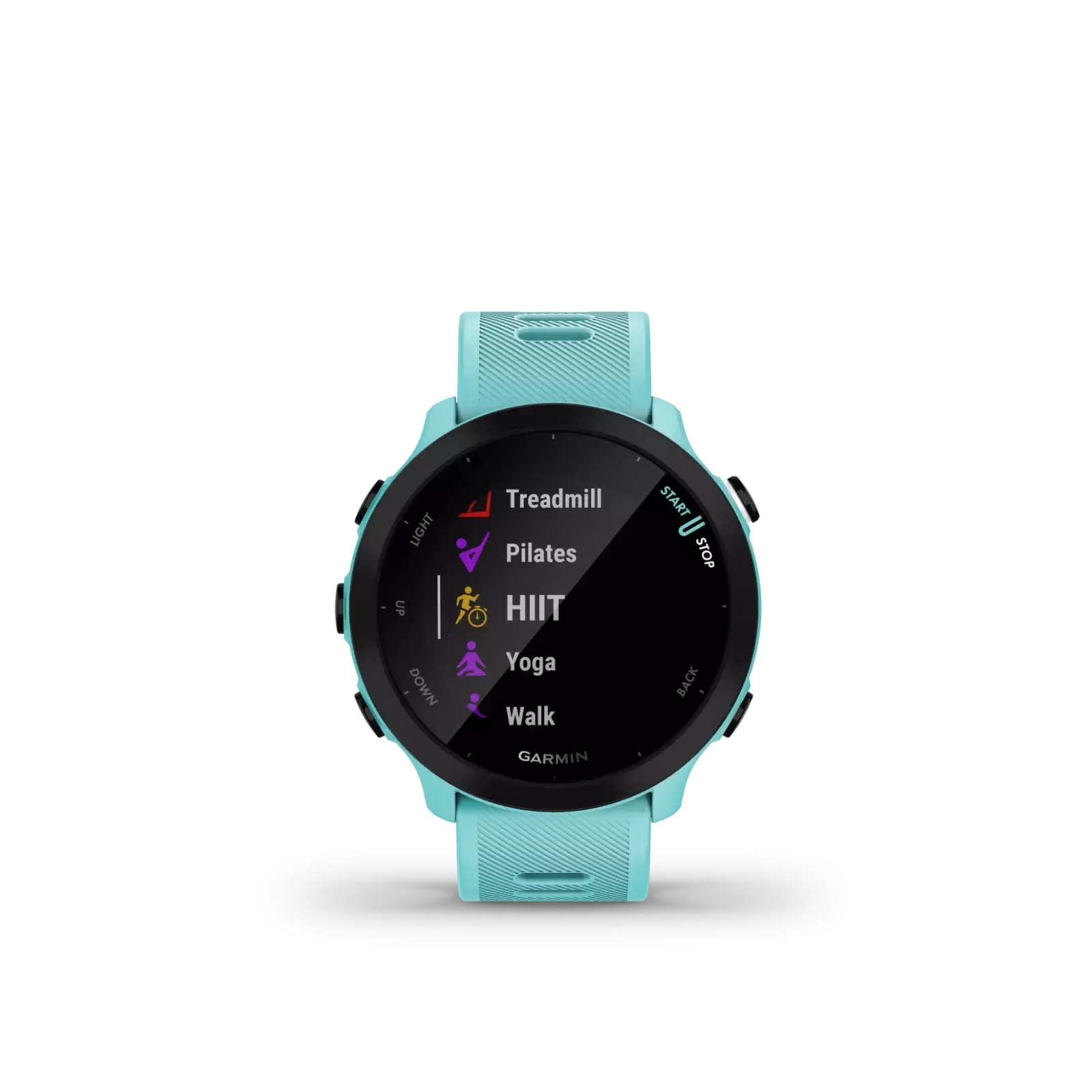 Garmin Forerunner 55 GPS Running Watch with Daily Suggested Workouts, Aqua (010-02562-02)