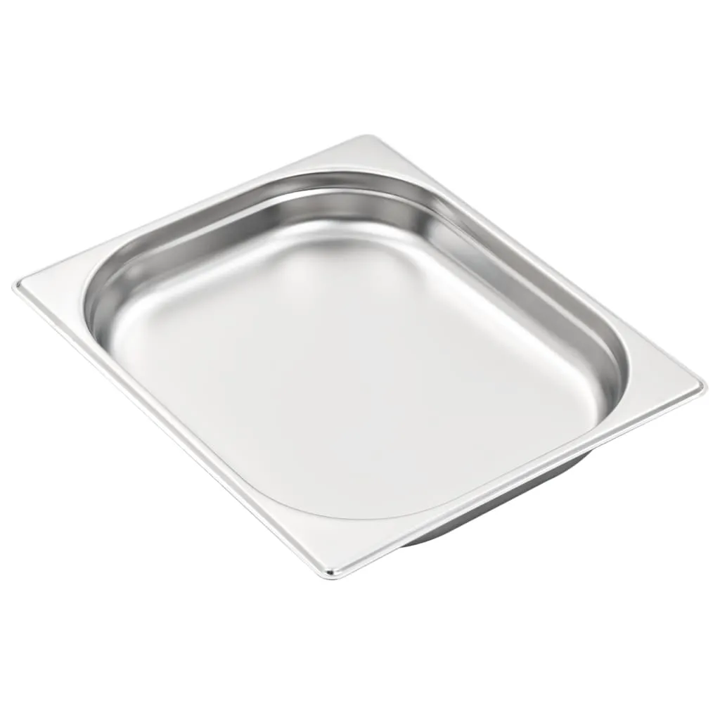 Gastronorm Containers 8 pcs GN 1/2 40 mm Stainless Steel