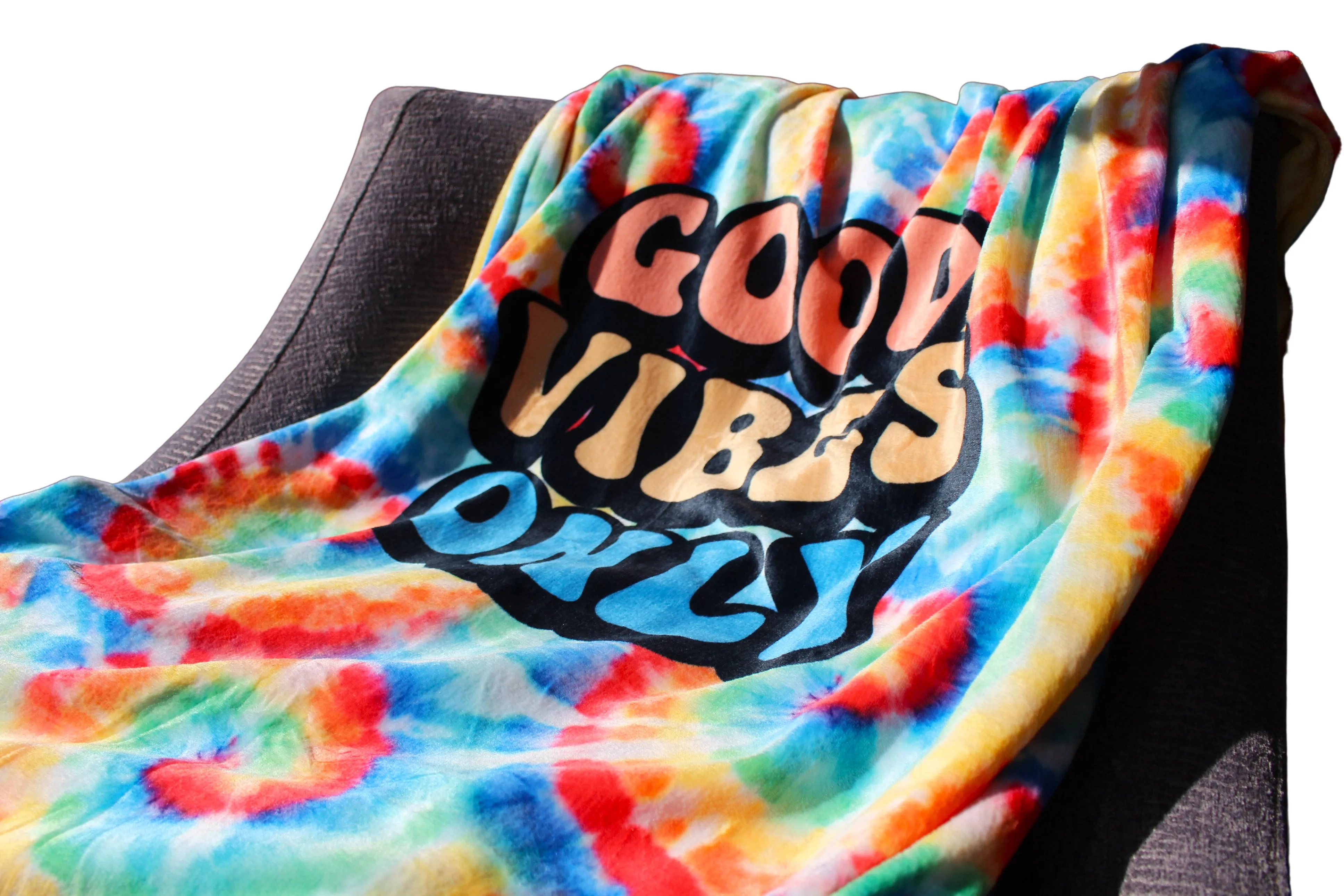 Good Vibes Only Throw Blanket