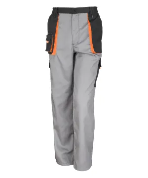 Grey/Black/Orange - Work-Guard lite trousers