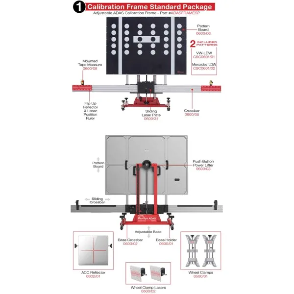 GT-AMCTV2 - Autel ADAS MaxiSys Calibration Tool – Package V2 (ACC / LDW / NV / Radar)