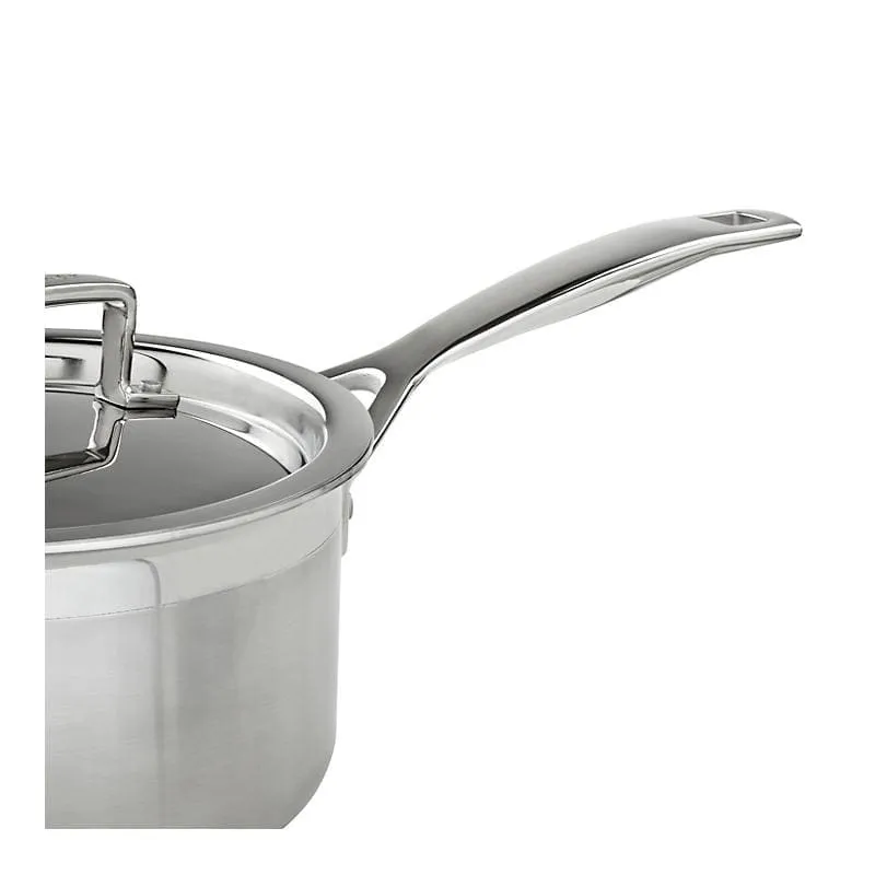 Le Creuset 3-ply Stainless Steel Saucepan and Lid