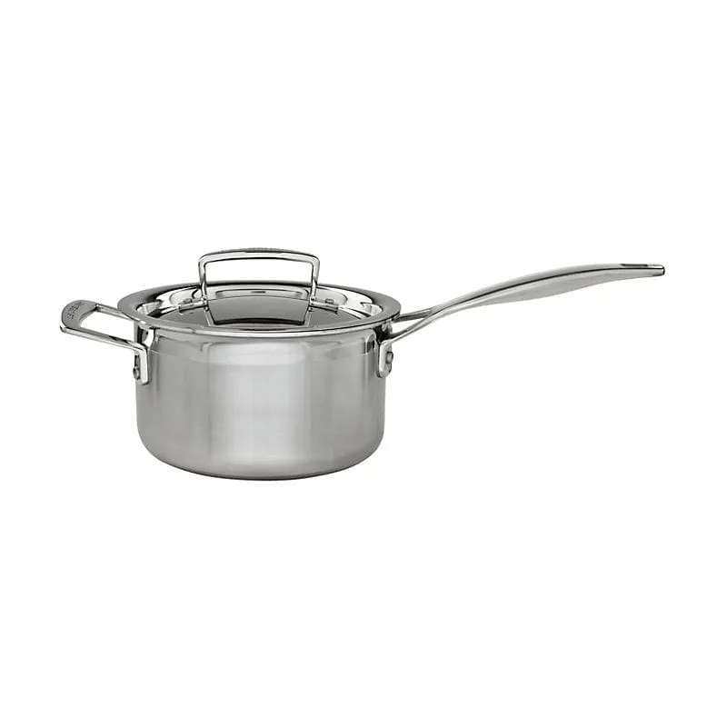 Le Creuset 3-ply Stainless Steel Saucepan and Lid