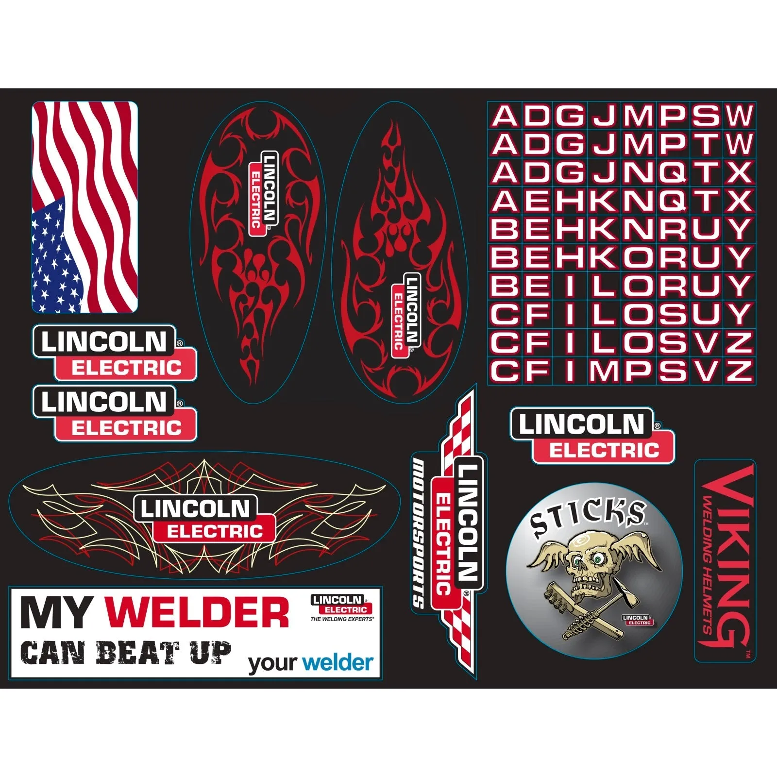 Lincoln Viking 3350 ADV Series Daredevil Welding Helmet (K3683-5)