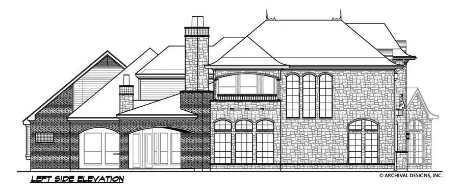 Luxurious European style Home plan with spacious interiors and elegant features!