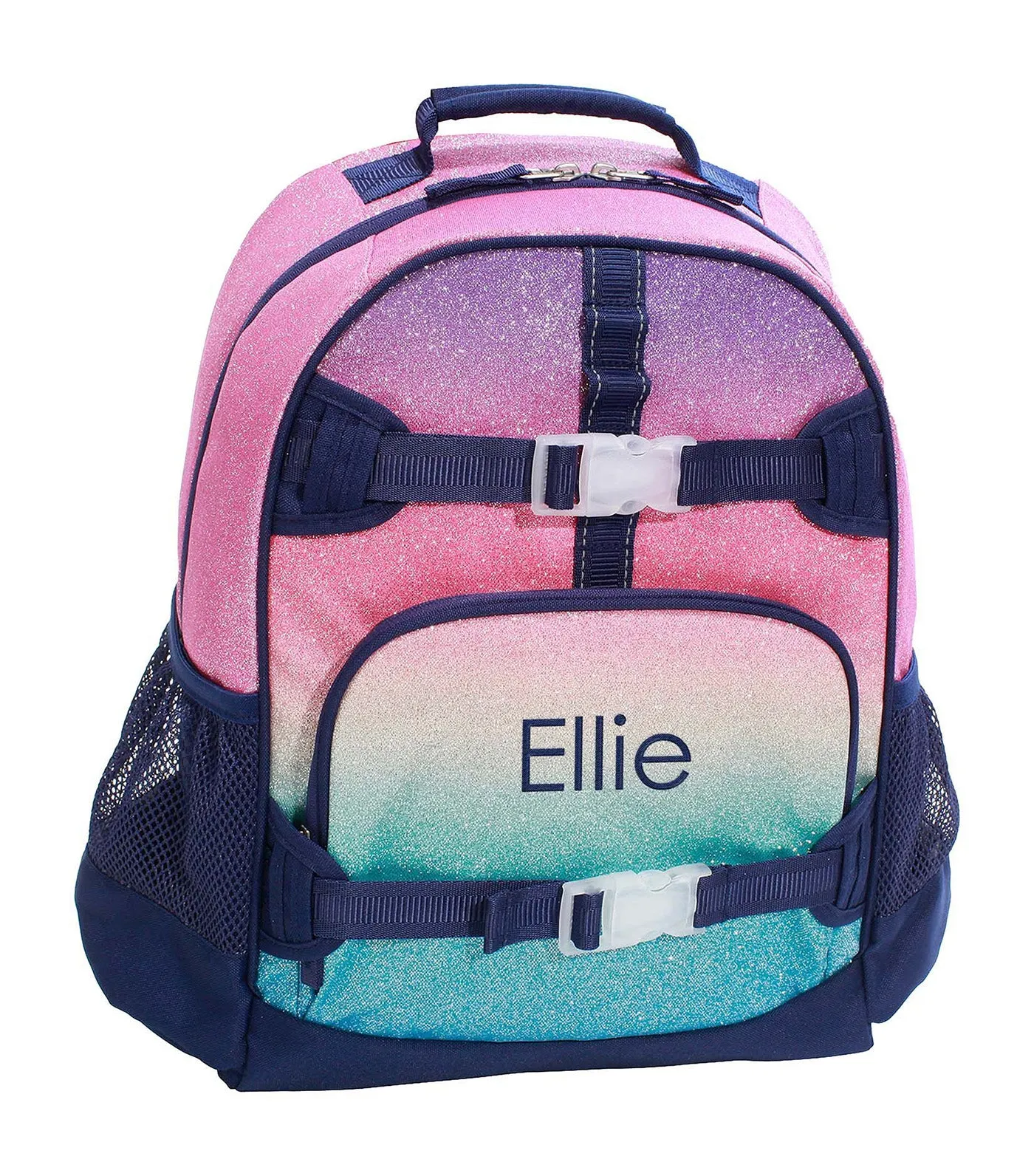 Mackenzie Rainbow Ombre Sparkle Glitter Backpacks Multi - Large