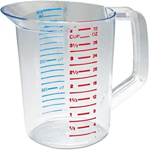 MEASURING CUP, Quart/32oz size, Clear  (1/each)