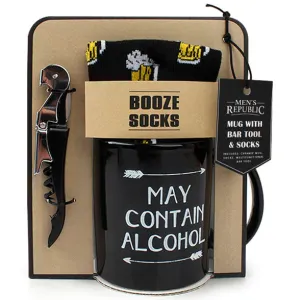 Men's Mug Set with Multi Bar Tool and Socks