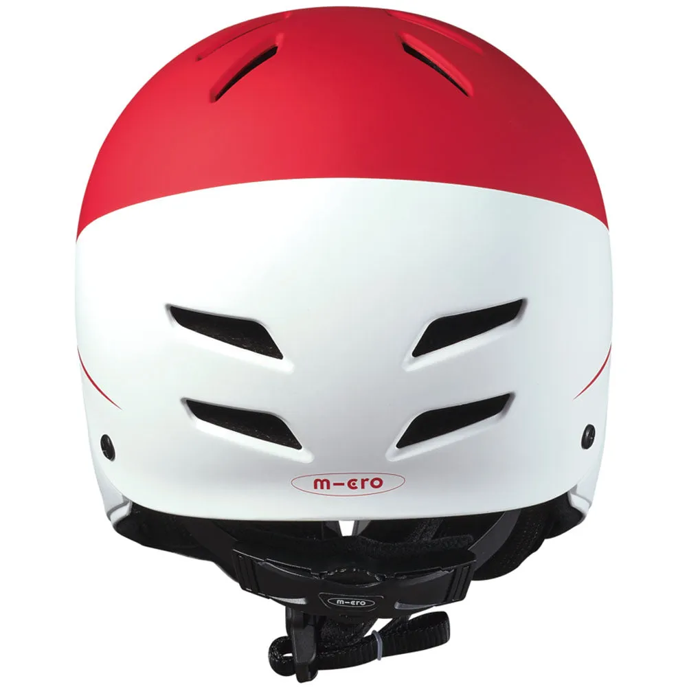 Micro Helmet Racing- White/Red