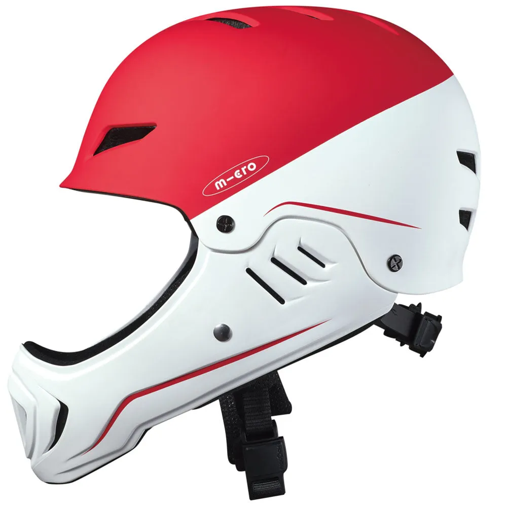 Micro Helmet Racing- White/Red