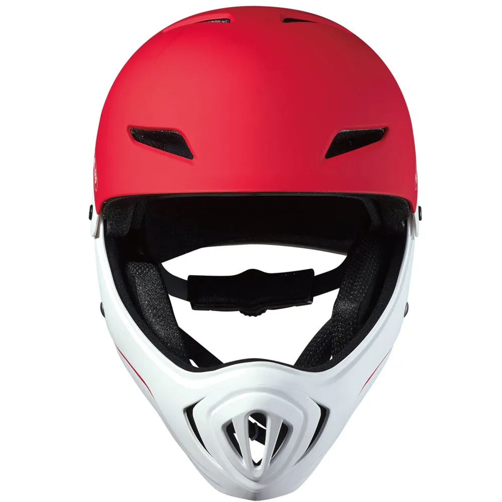 Micro Helmet Racing- White/Red