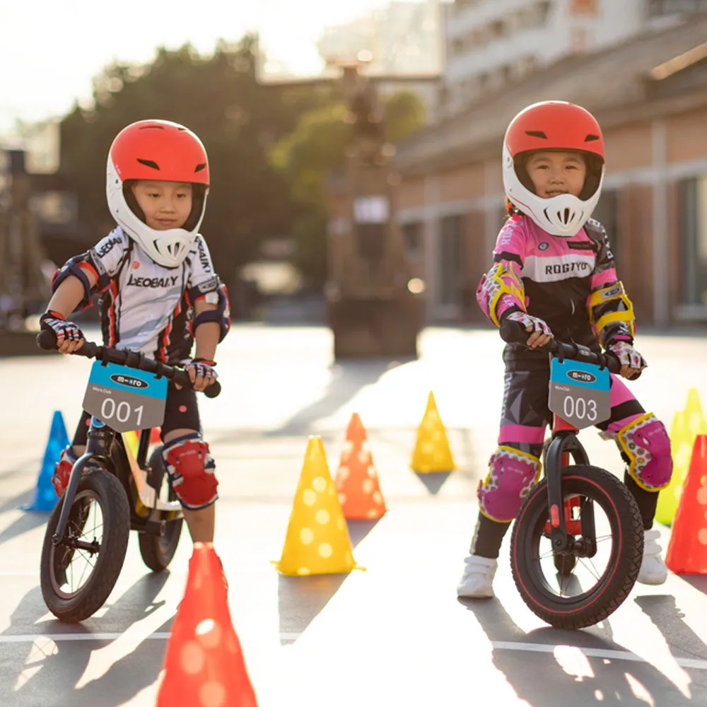 Micro Helmet Racing- White/Red