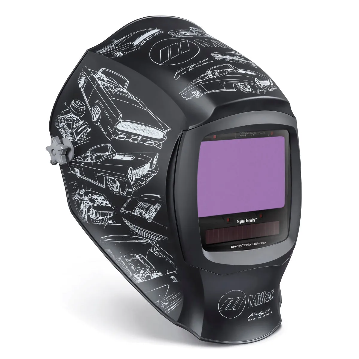 Miller Digital Infinity '22 Custom Kindig-It Welding Helmet w/Clearlight 2.0 Lens (292933)