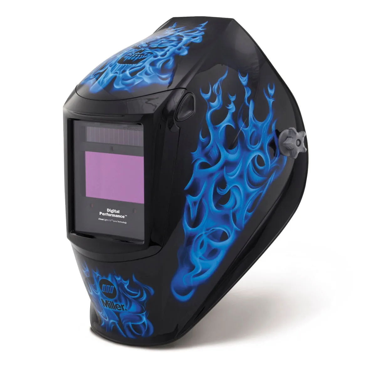 Miller Digital Performance Blue Rage Auto Darkening Welding Helmet w/ClearLight 2.0 Lens (289802)