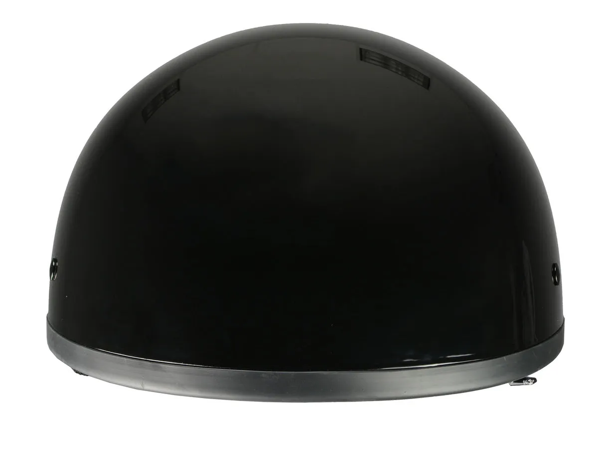 Milwaukee Performance Helmets MPH9851N Novelty 'Classic' Glossy Black