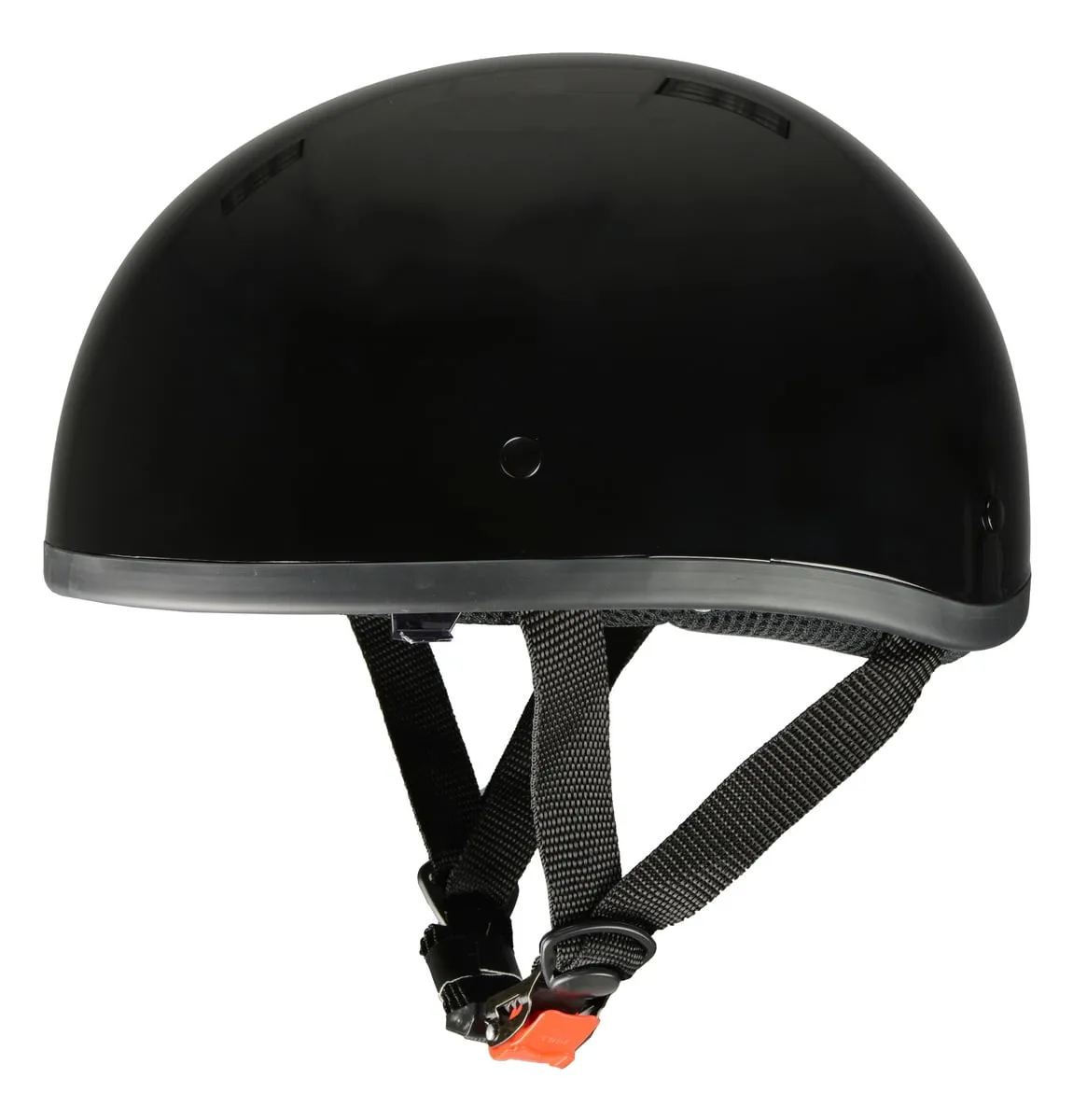 Milwaukee Performance Helmets MPH9851N Novelty 'Classic' Glossy Black