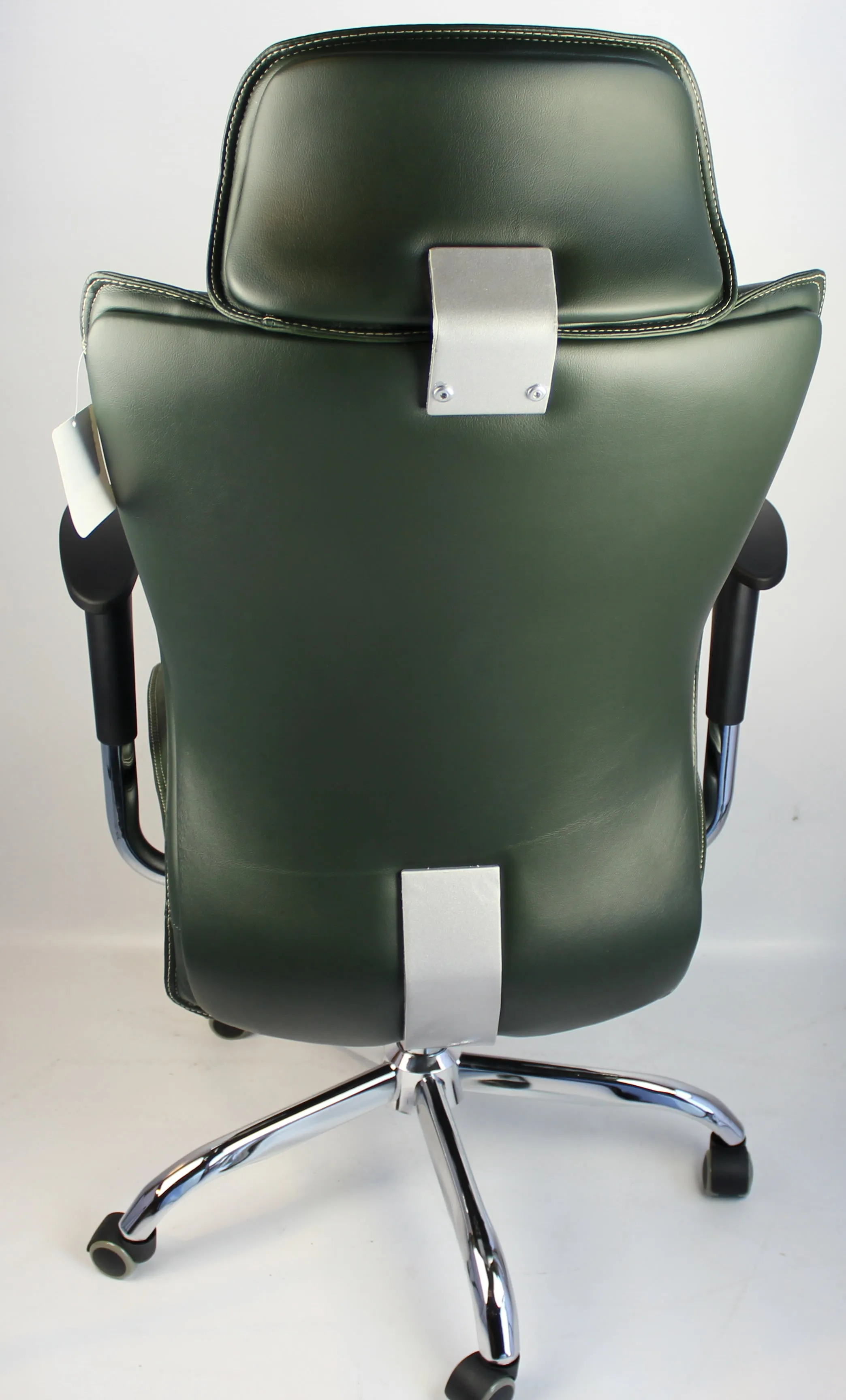 Natural Hide Green Leather Executive Office Chair - HB-020-GRN