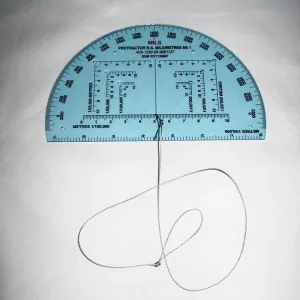 Navigation: Military RA 150mm Protractor. N.A.T.O. New. Transparent.