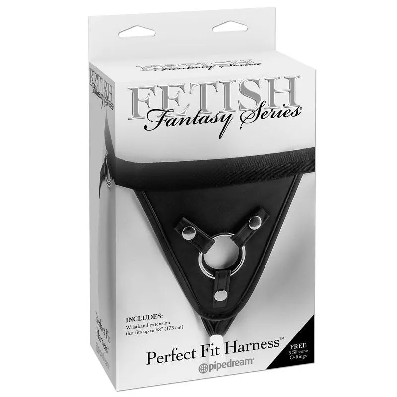 Pipedream Fetish Fantasy Series Adjustable Perfect Fit Harness Black