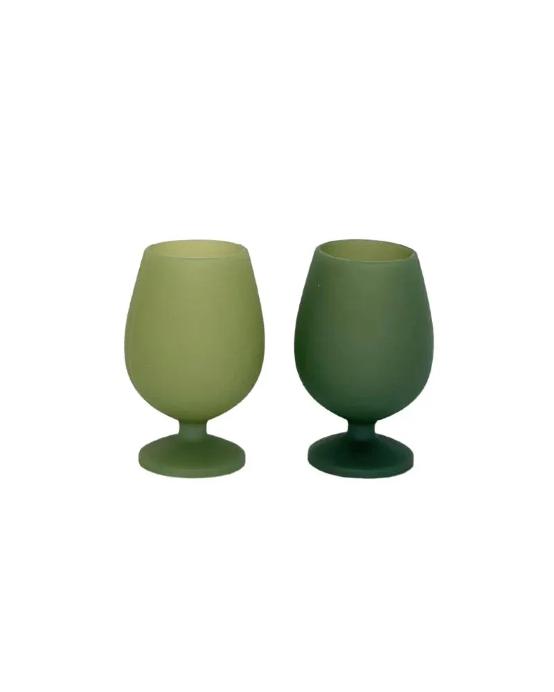 Porter Green Stem Silicone Glasses - Sage   Olive