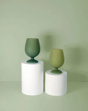 Porter Green Stem Silicone Glasses - Sage   Olive