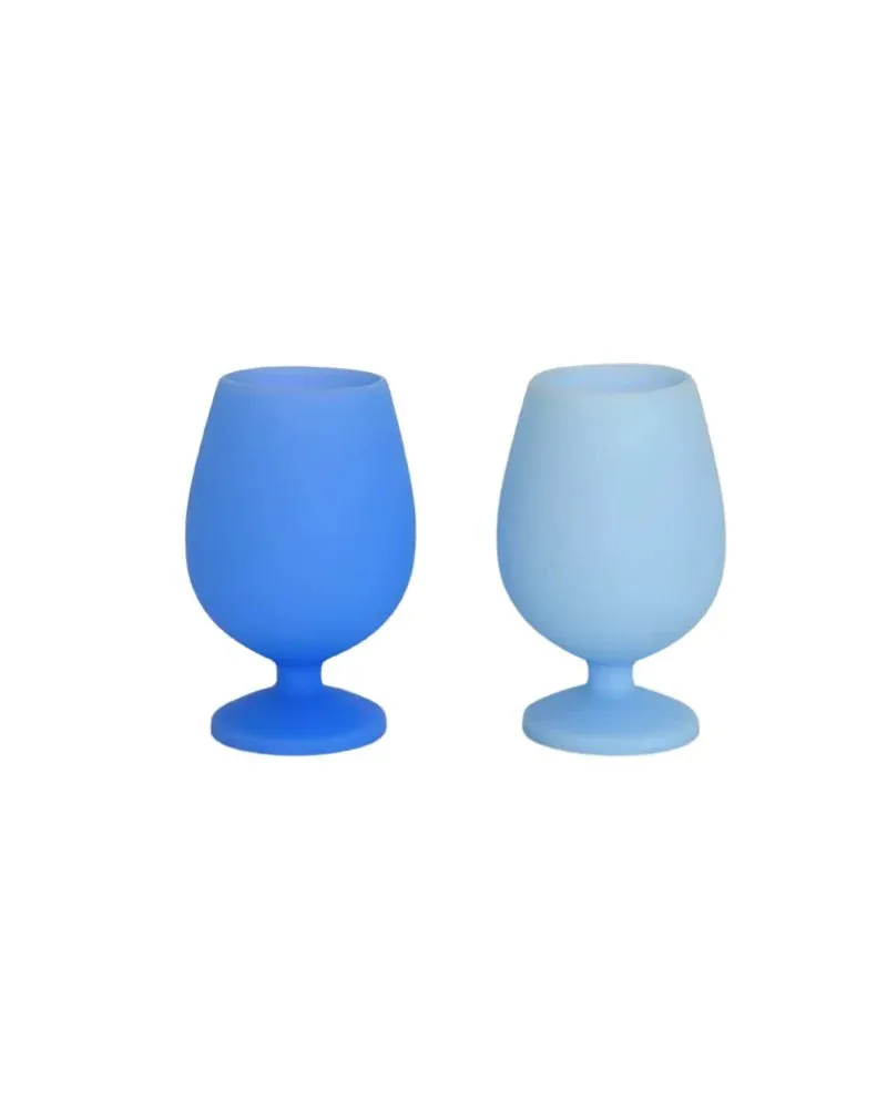 Porter Green Stem Silicone Glasses - Sky   Kingfisher