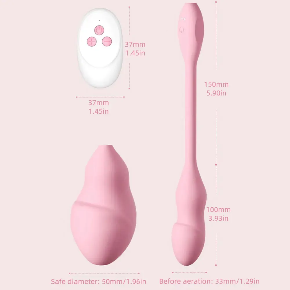 Remote Control Inflatable Vibrating Dildo Butt Plug - Fantastic Couple Sex Pleasure