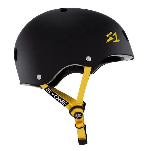 S1 Lifer Helmet Matte Black/Yellow - Certified