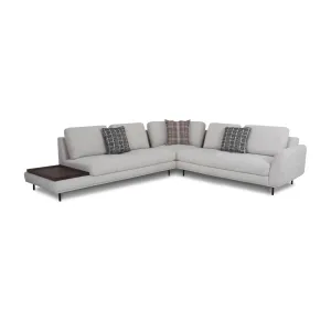 SANDERS Spacious Sectional with Wine Tray