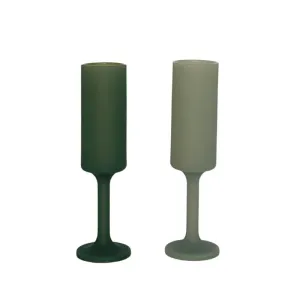 Seff Sage & Olive Silicone Champagne Flute