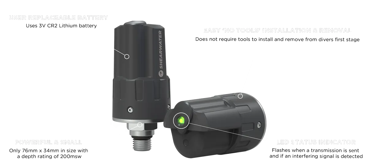 Shearwater Swift Transmitter