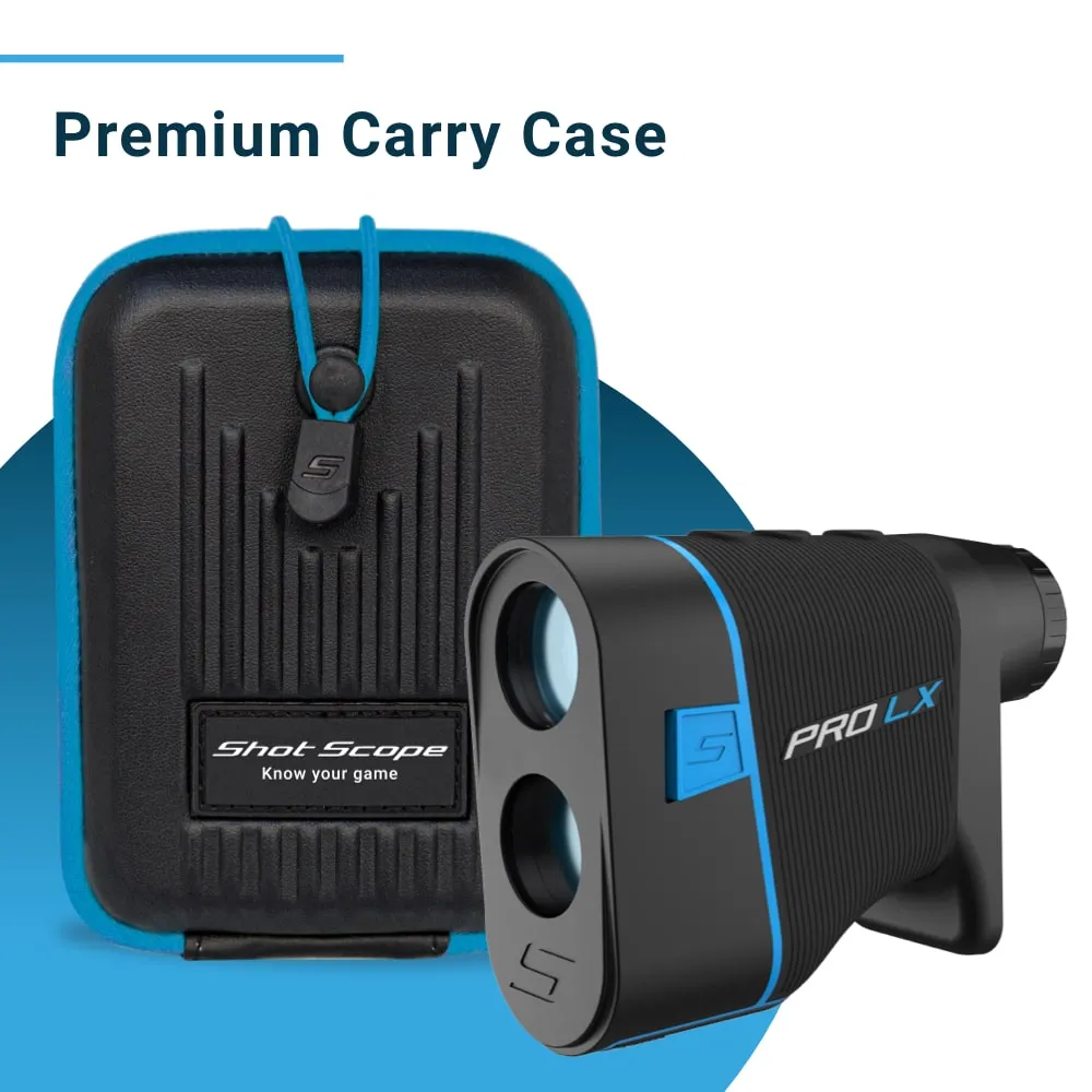 Shot Scope PRO LX Laser Rangefinder with enhanced Target-Lock vibration and Adaptive Slope technology