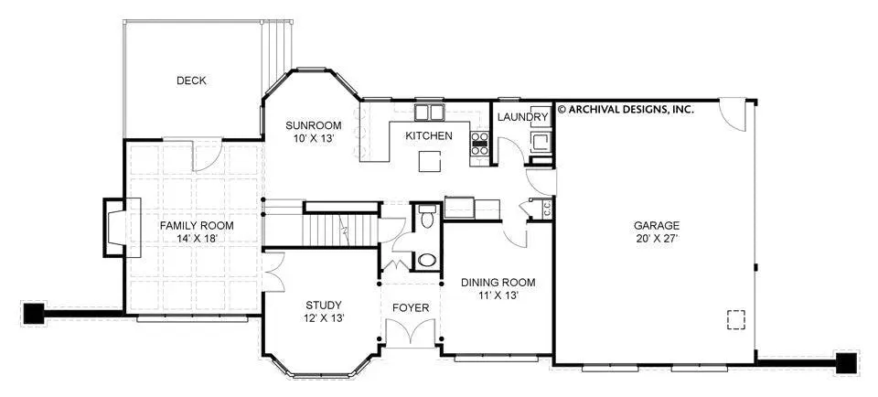 Spacious Family Home Plan with Versatile Living Spaces