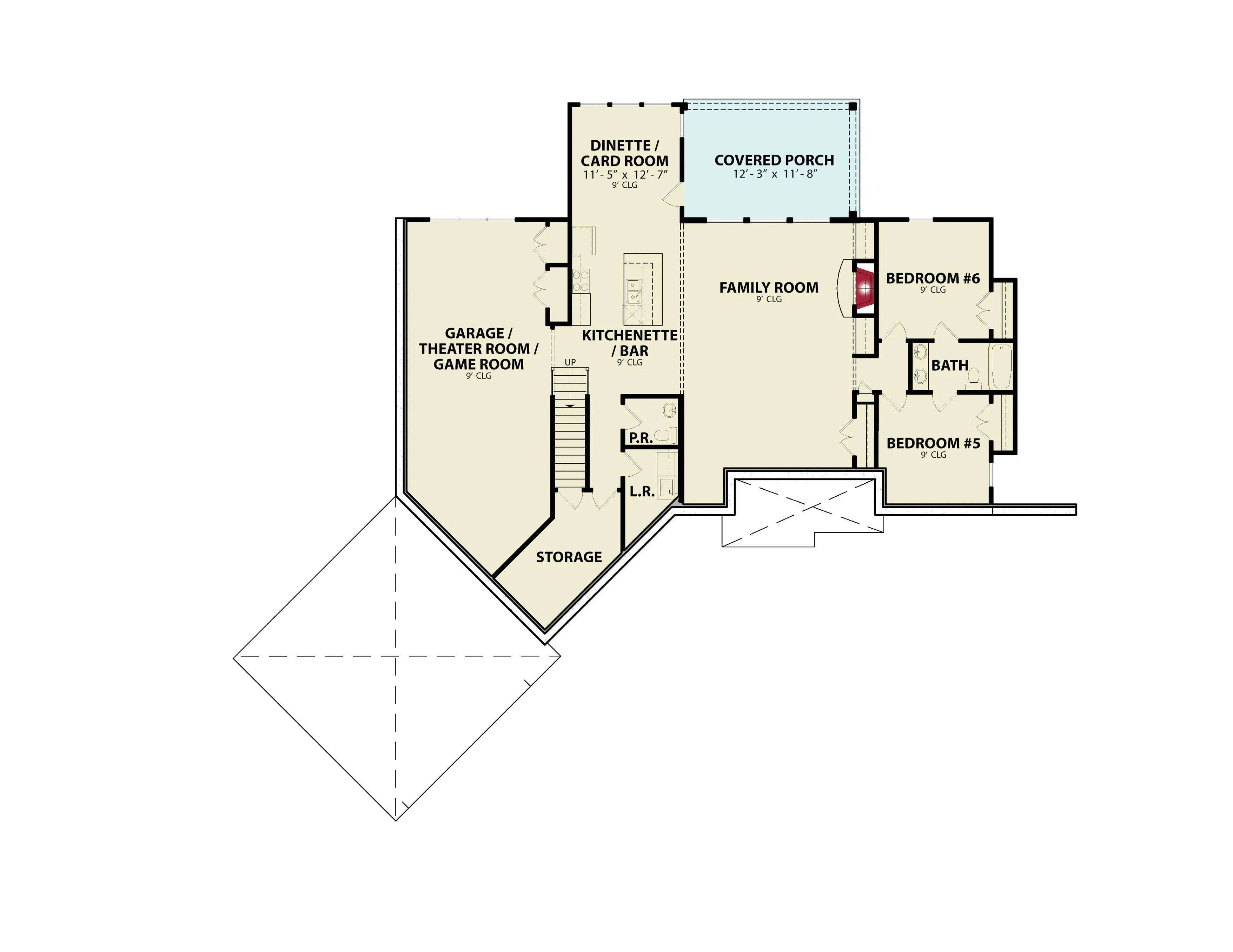 Spacious House Plan: 2,269 sq ft Family Home with Bonus Room