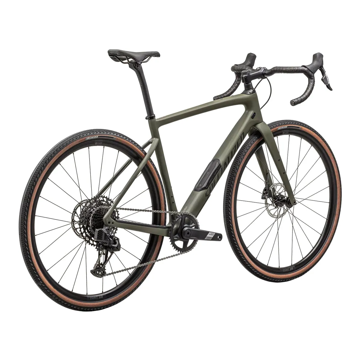 SPECIALIZED Diverge Comp Carbon Complete Gravel Bike - SATIN OAK GREEN/SMOKE