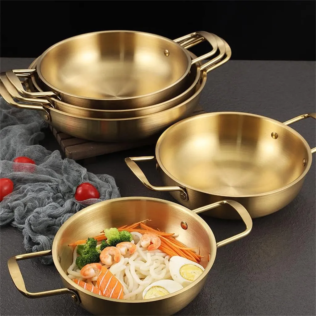 Stainless Steel Golden Pot (22cm)